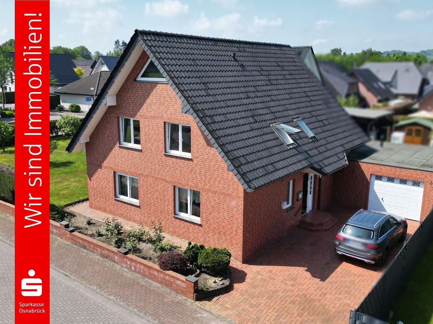 Frontansicht - Zweifamilienhaus in 49179 Ostercappeln mit 155m² kaufen