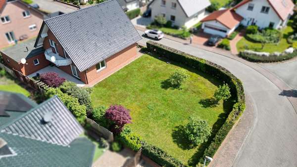 Hinteransicht - Zweifamilienhaus in 49179 Ostercappeln mit 155m² kaufen