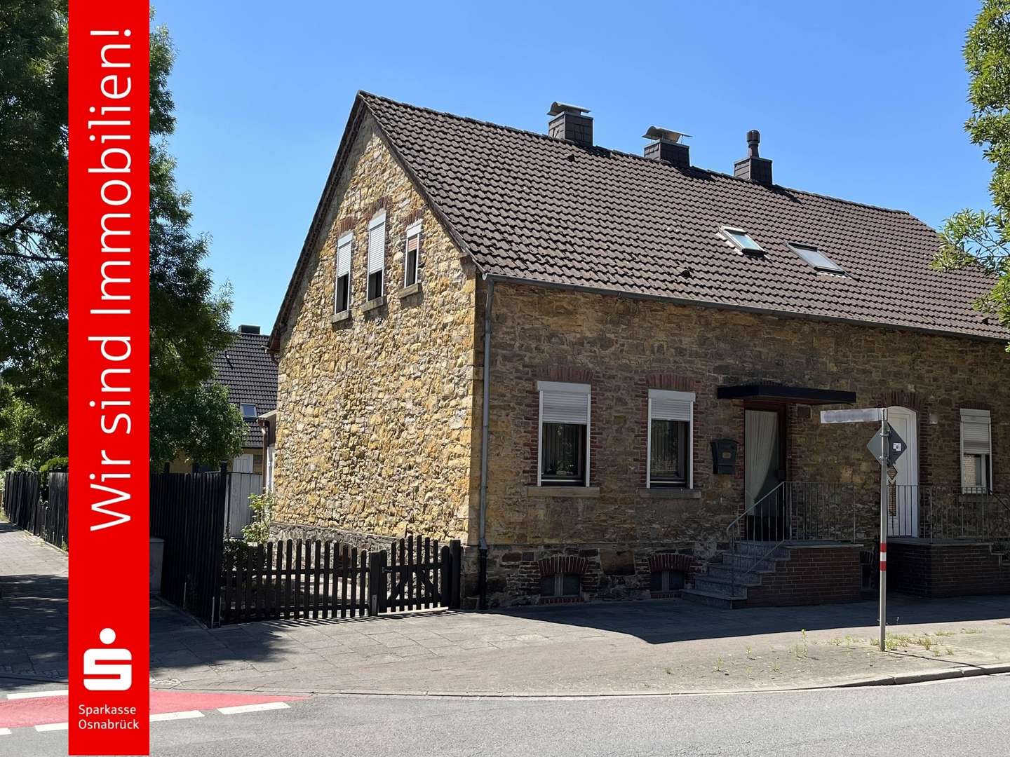 Straßenseite 4:3 Straßenseite 4:3 - Doppelhaushälfte in 49090 Osnabrück mit 73m² kaufen