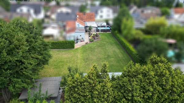 Drohnenbild Rückansicht fern Drohnenbild Rückansicht fern - Doppelhaushälfte in 49084 Osnabrück mit 110m² kaufen