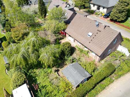 Rückseite Grundstück / Garten - Einfamilienhaus in 49152 Bad Essen mit 124m² kaufen