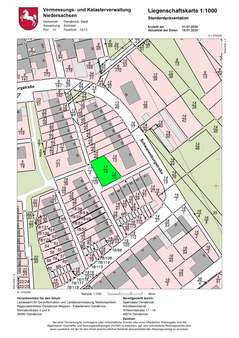 Lageplan - Grundstück in 49084 Osnabrück mit 400m² kaufen