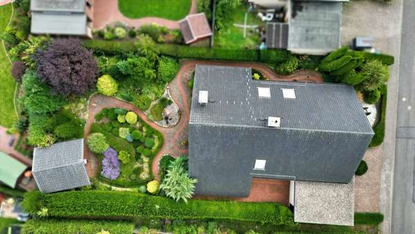 Luftbildaufnahme - Einfamilienhaus in 49170 Hagen mit 203m² kaufen