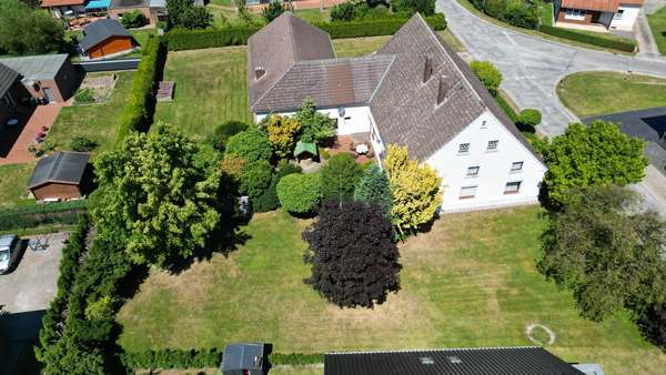 Seitenansicht Grundstück Seitenansicht Grundstück - Resthof in 49152 Bad Essen mit 184m² kaufen