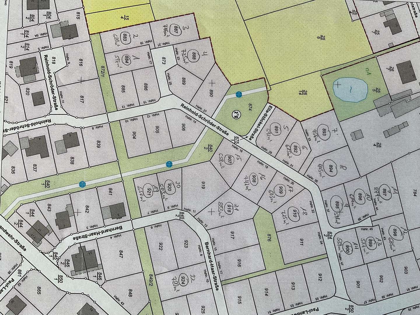 Aufteilungsplan - Grundstück in 49584 Fürstenau mit 15232m² kaufen