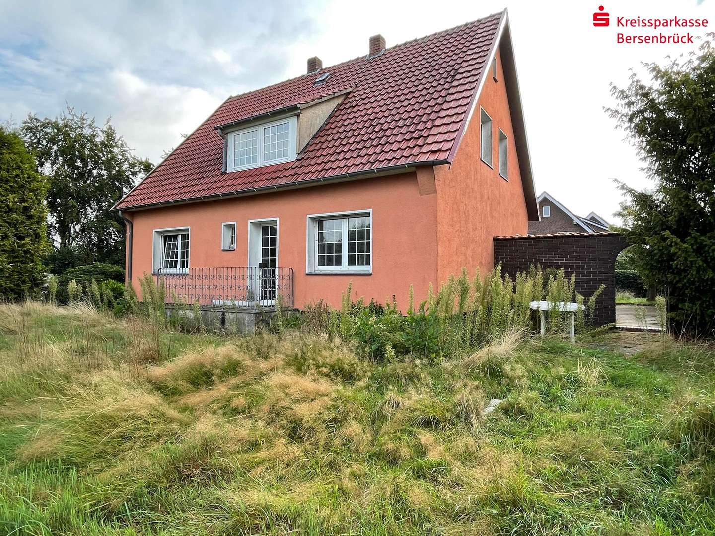 Garten, Hauseingang (Westen) - Einfamilienhaus in 49594 Alfhausen mit 137m² kaufen