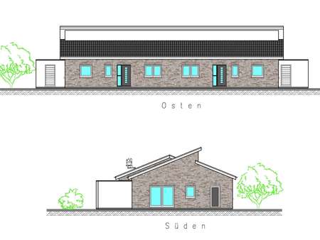 Ansicht - Doppelhaushälfte in 49832 Freren mit 100m² kaufen