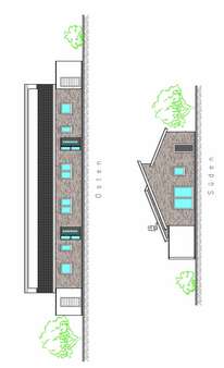 Ansichten Wohnung 3 und 4 - Doppelhaushälfte in 49832 Freren mit 100m² kaufen