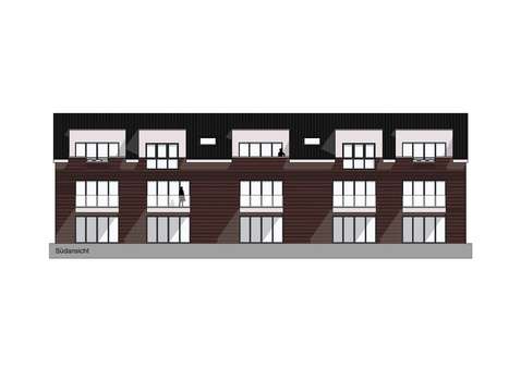 Südansicht Südansicht - Dachgeschosswohnung in 49767 Twist mit 118m² kaufen