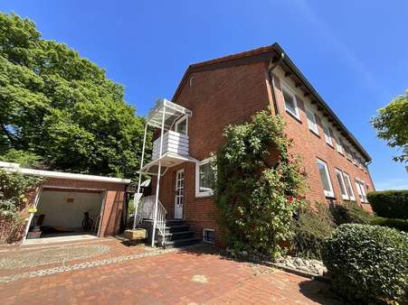 Seitenansicht - Doppelhaushälfte in 49716 Meppen mit 111m² kaufen