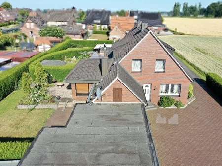 Luftaufnahme von Osten - Zweifamilienhaus in 49832 Freren mit 254m² kaufen