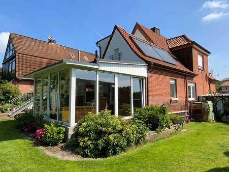 Ansicht von Südwesten - Einfamilienhaus in 49808 Lingen mit 167m² kaufen