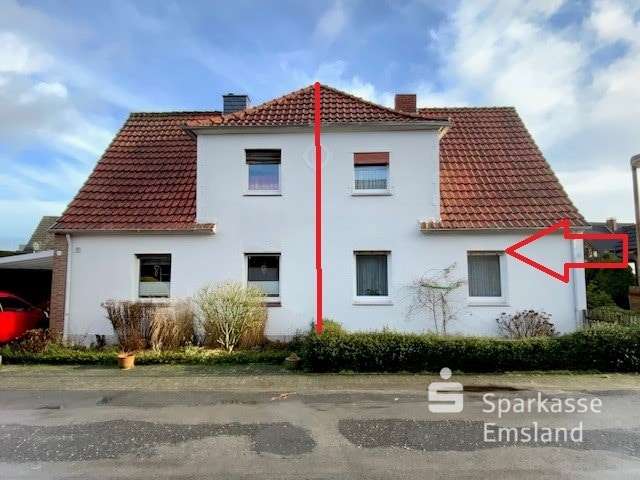 Straßenansicht - Doppelhaushälfte in 49808 Lingen mit 100m² kaufen