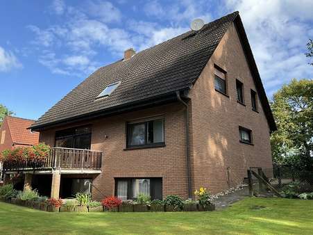 Rückseite vom Wohnhaus - Einfamilienhaus in 49740 Haselünne mit 184m² kaufen