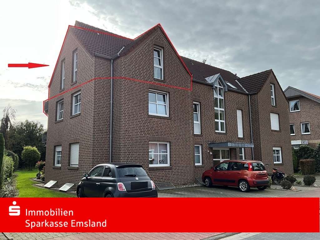 Straßenansicht - Dachgeschosswohnung in 49716 Meppen mit 71m² kaufen