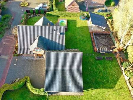 Luftaufnahme Ansicht Ost - Einfamilienhaus in 48480 Spelle mit 240m² kaufen