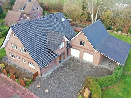 Luftaufnahme Ansicht Südost - Einfamilienhaus in 48480 Spelle mit 240m² kaufen