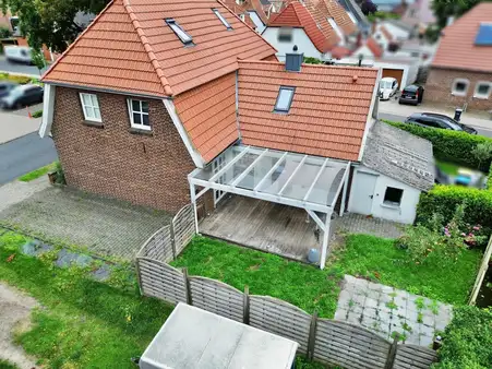 Wundervolle, charmante Doppelhaushälfte in reizvoller Wohnlage am Nordhorn-Almelo-Kanal nahe Kanalallee