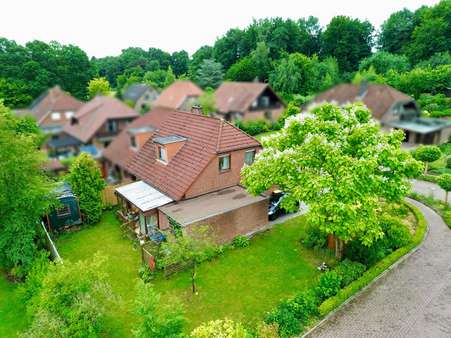 Luftaufnahme Luftaufnahme - Doppelhaushälfte in 48455 Bad Bentheim mit 96m² kaufen