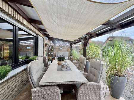 Terrasse Terrasse - Doppelhaushälfte in 48529 Nordhorn mit 109m² kaufen
