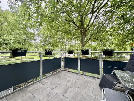 Attraktive 2-Zimmer-Wohnung mit Balkon Richtung Vechtesee in zentraler Lage von Nordhorn