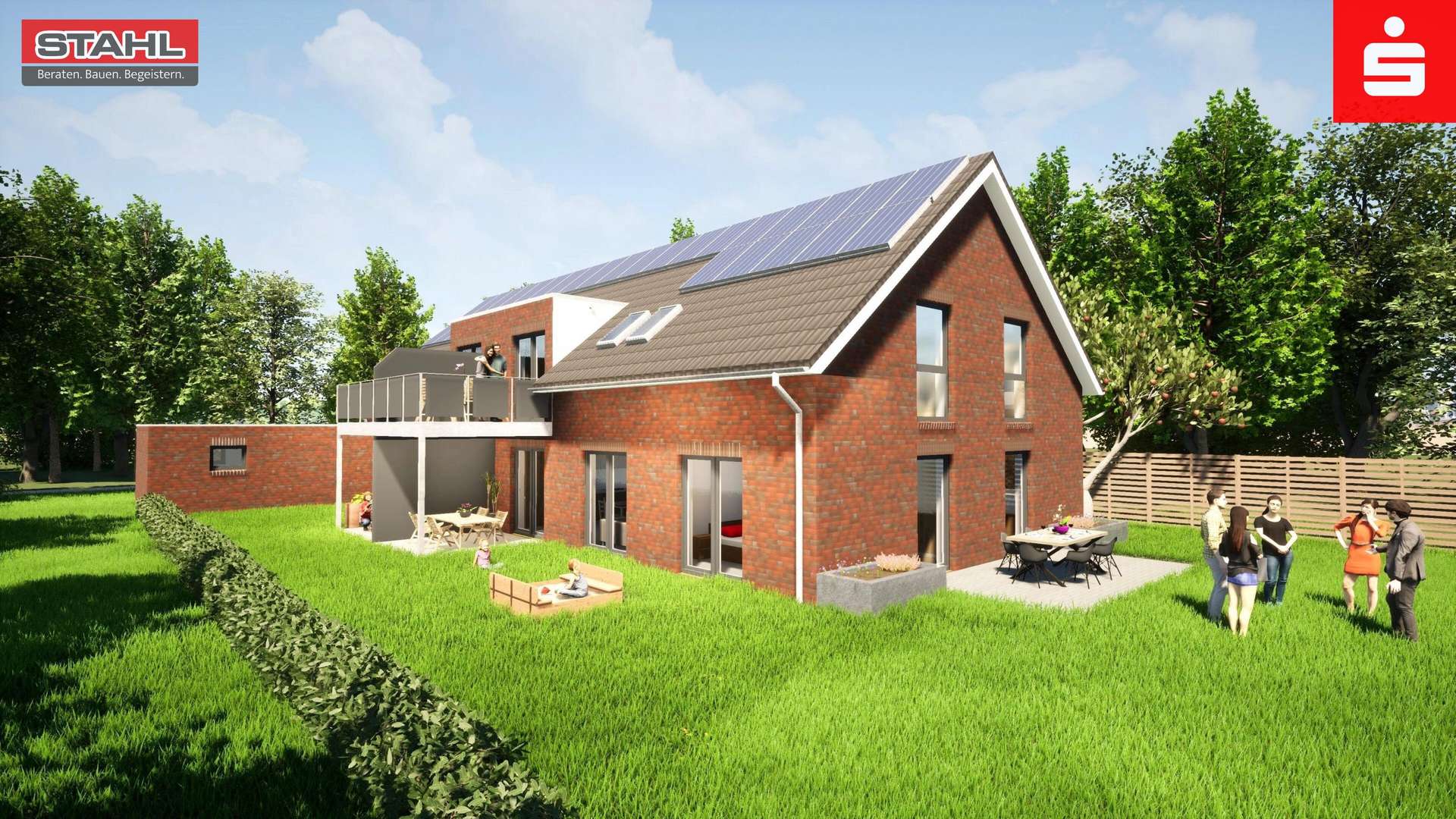 Ansicht hinten - Dachgeschosswohnung in 49828 Neuenhaus mit 77m² kaufen