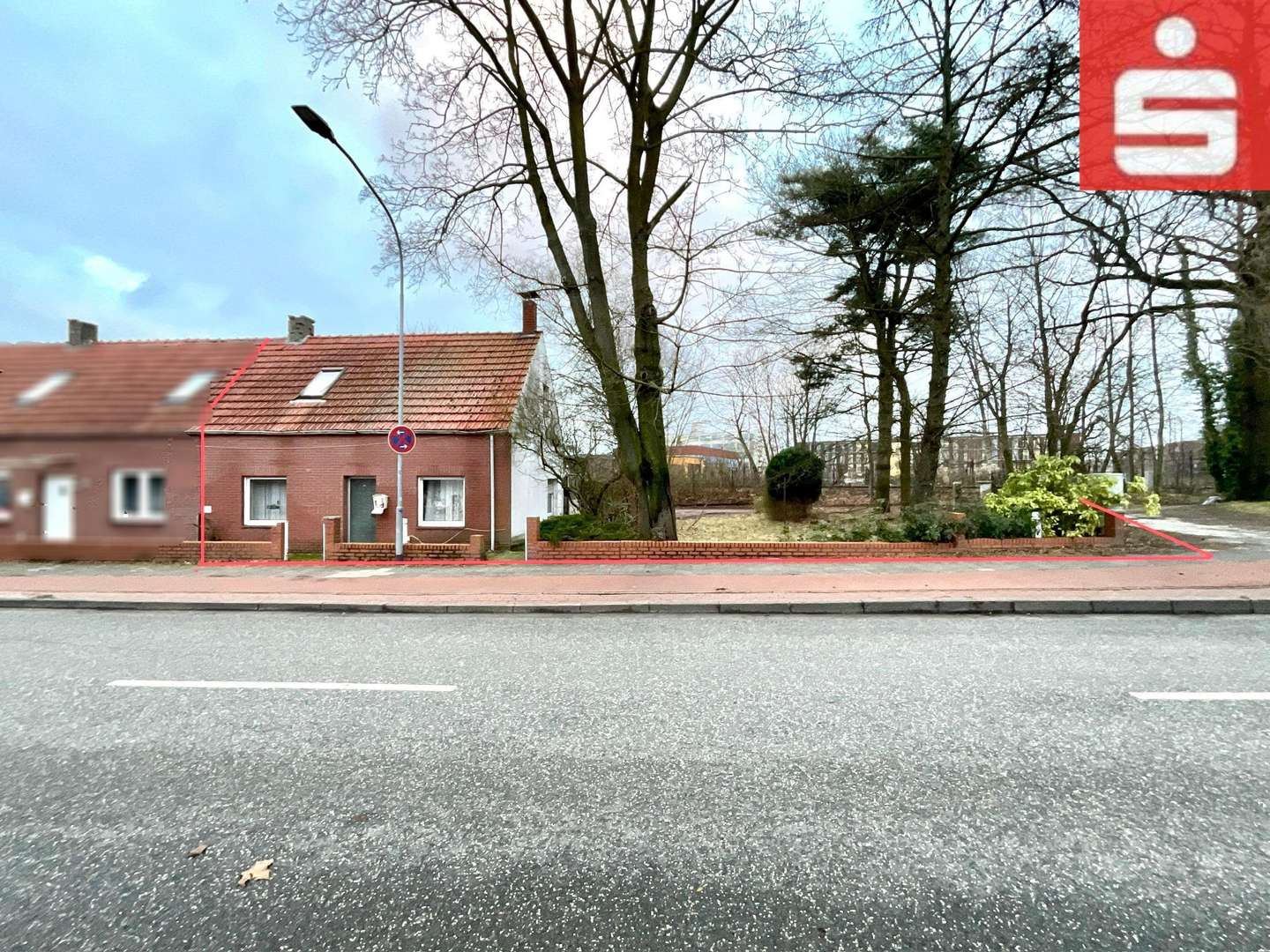 Grundstück Straßenansicht - Reihenendhaus in 48529 Nordhorn mit 74m² kaufen