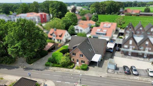 Luftaufnahme - Doppelhaushälfte in 48527 Nordhorn mit 116m² kaufen