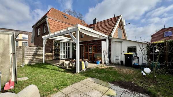 Garten - Doppelhaushälfte in 48529 Nordhorn mit 100m² kaufen