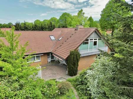 Luftaufnahme - Einfamilienhaus in 49828 Neuenhaus mit 261m² kaufen