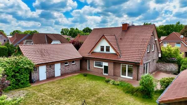 Ansicht Garten - Einfamilienhaus in 49835 Wietmarschen mit 166m² kaufen
