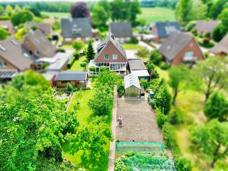 Luftbildaufnahme Luftbildaufnahme - Einfamilienhaus in 48529 Nordhorn mit 166m² kaufen