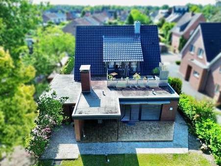 Luftaufnahme Luftaufnahme - Zweifamilienhaus in 48529 Nordhorn mit 175m² kaufen