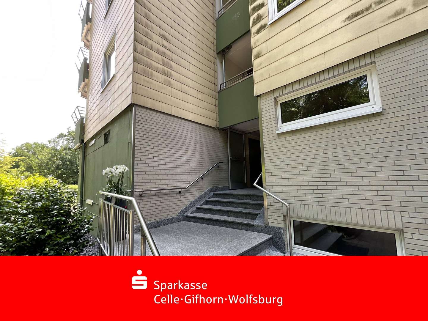Hauseingang - Erdgeschosswohnung in 38448 Wolfsburg mit 61m² kaufen