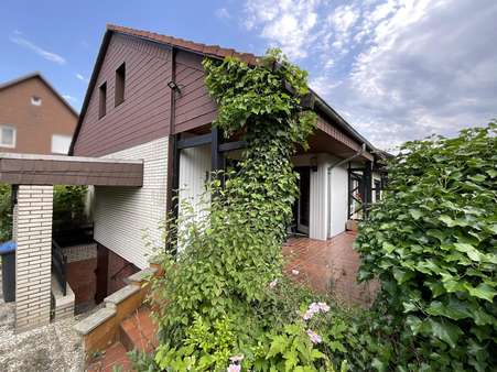 Kellerabgang / Terrasse Kellerabgang / Terrasse - Einfamilienhaus in 38442 Wolfsburg mit 130m² kaufen