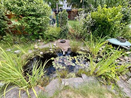 der Gartenteich der Gartenteich - Reihenmittelhaus in 29225 Celle mit 89m² kaufen