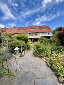 Gartenansicht Gartenansicht - Reihenmittelhaus in 29225 Celle mit 89m² kaufen