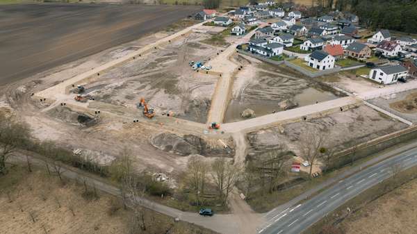 Blick auf das Baugebiet - Ansicht 2 - Grundstück in 38477 Jembke mit 622m² kaufen