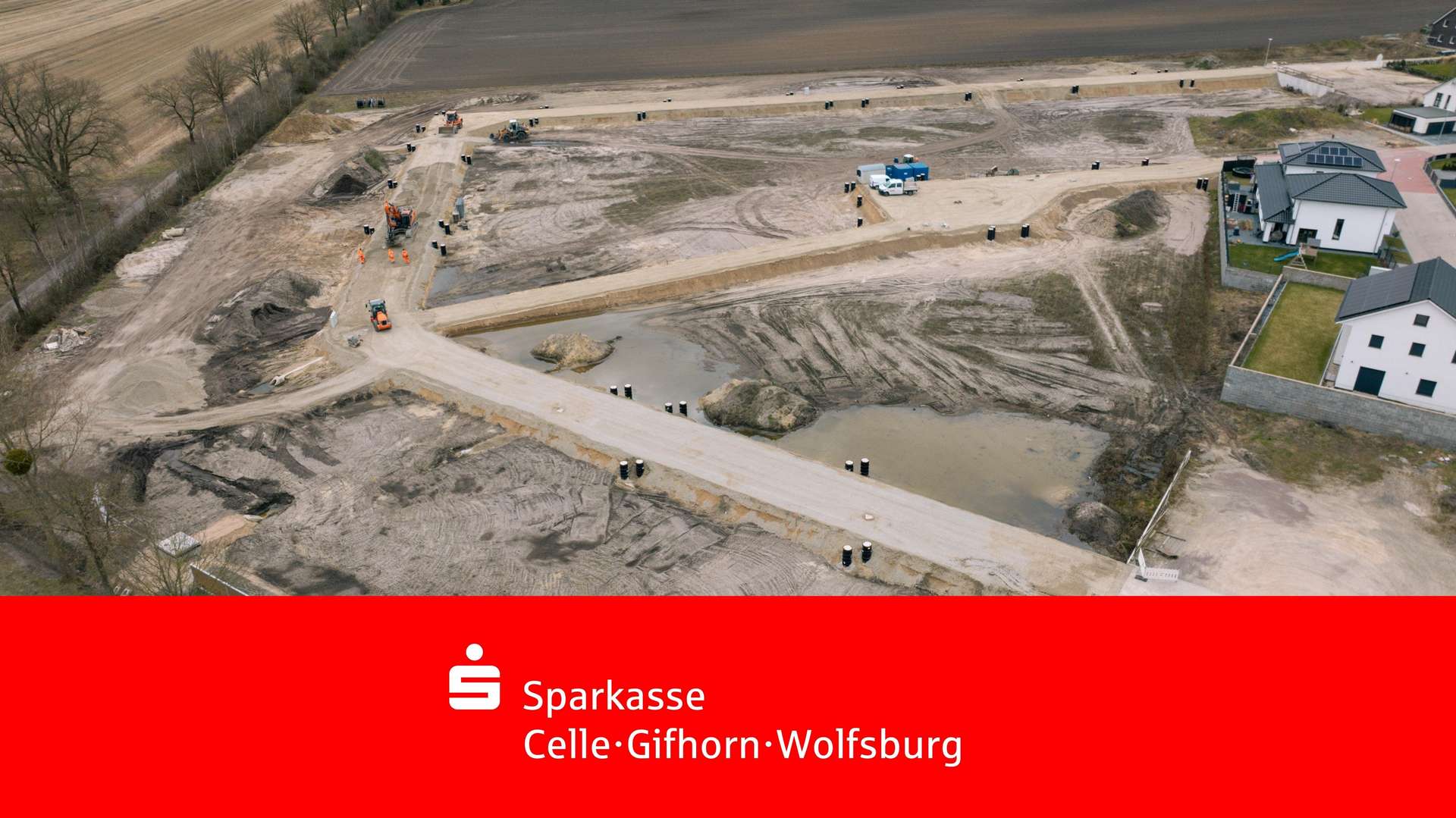 Blick auf das Baugebiet - Ansicht 1 - Grundstück in 38477 Jembke mit 676m² kaufen