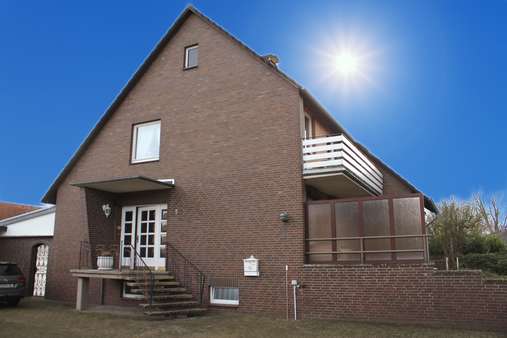 Eingangsbereich/Straßenansicht - Zweifamilienhaus in 29356 Bröckel mit 153m² günstig kaufen