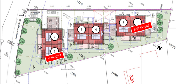 Flurkarte - Doppelhaushälfte in 26655 Westerstede mit 116m² kaufen