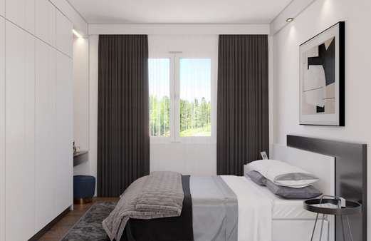 Schlafzimmer Muster - Mehrfamilienhaus in 26135 Oldenburg mit 459m² kaufen
