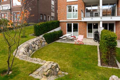 Rückseite / Garten - Souterrain-Wohnung in 26571 Juist mit 71m² kaufen