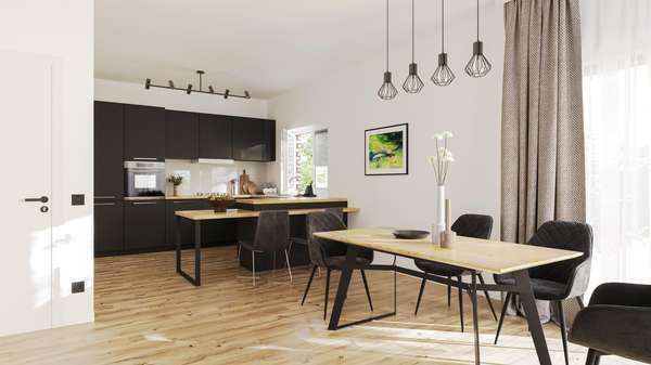 Küche (Beispiel) - Doppelhaushälfte in 26160 Bad Zwischenahn mit 120m² kaufen