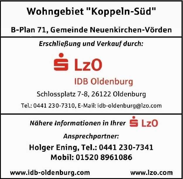 Grundstück in 49434 Neuenkirchen-Vörden mit 719m² kaufen
