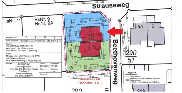 Doppelhaushälfte in 26203 Wardenburg mit 126m² kaufen