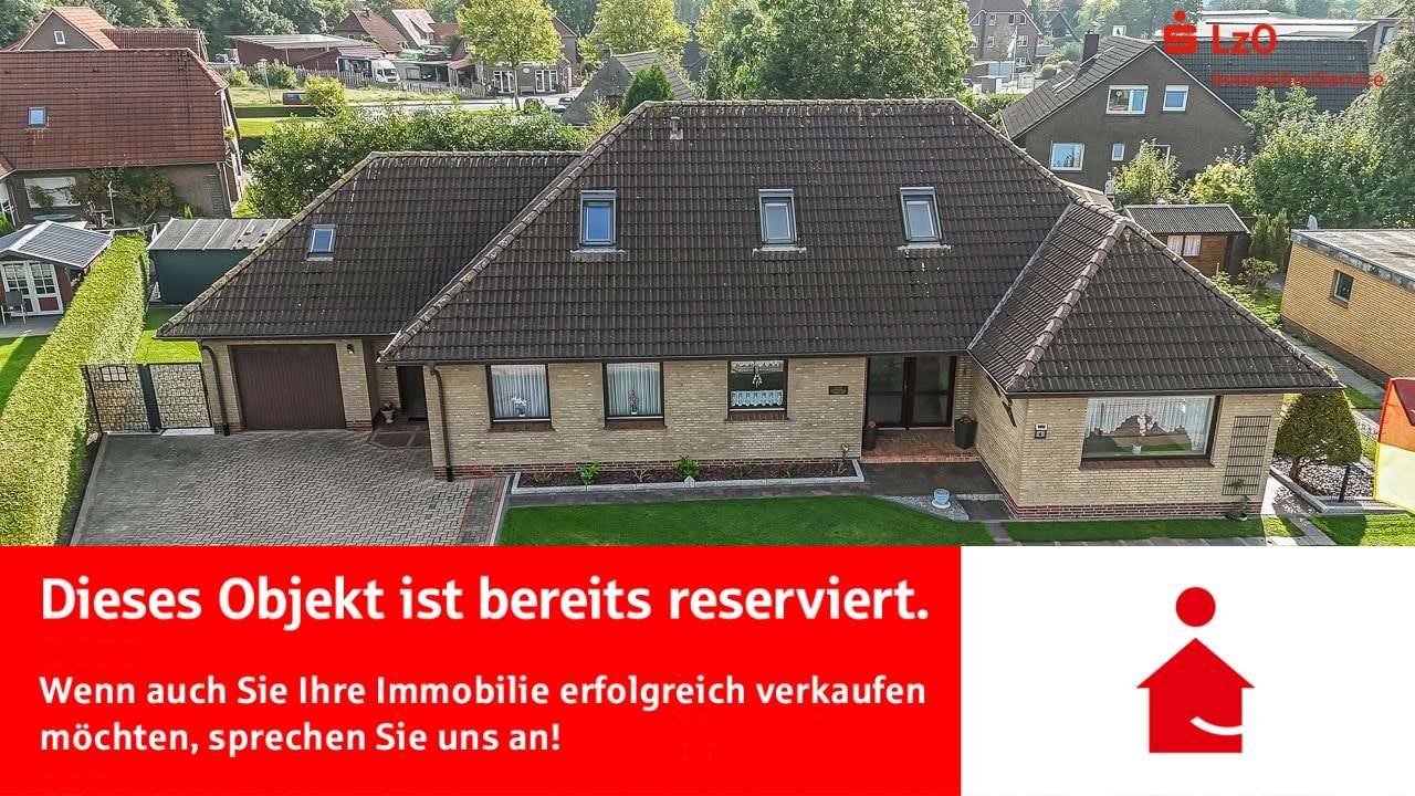 Luftaufnahme - Einfamilienhaus in 26434 Wangerland mit 215m² kaufen