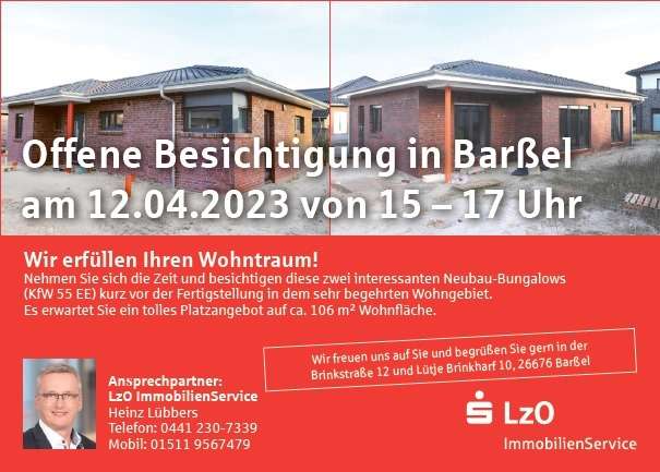 null - Bungalow in 26676 Barßel mit 105m² günstig kaufen