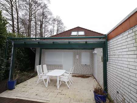 überdachte Terrasse - Bungalow in 26676 Barßel mit 97m² kaufen