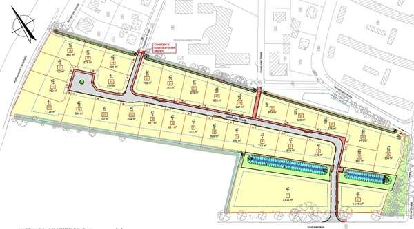 Lageplan - Grundstück in 26419 Schortens mit 651m² kaufen